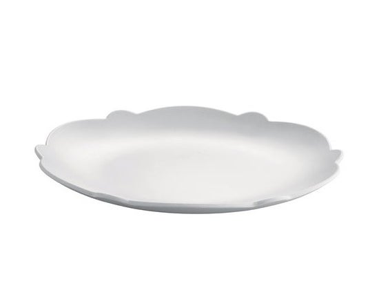 Alessi, Dressed En Plein Air MW72/54 W, Miseczki Z Melaminy Z Wzorem Reliefowym, Białe