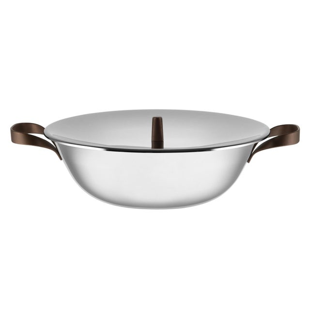 Alessi PU308 Edo Wok with Lid
