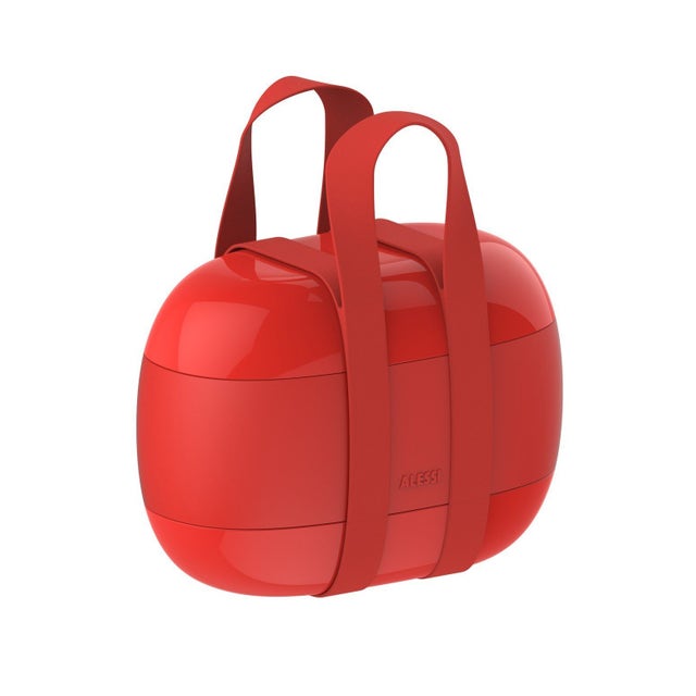 Alessi SA02 Food A Porter Three Compartment Lunch Box