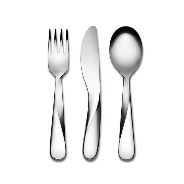 Alessi UNS06S3 Giro Kids Collection Cutlery Set