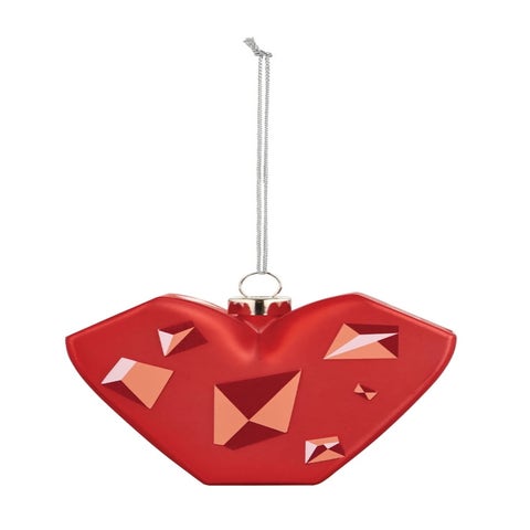 Alessi GJ02 18 LE Palle Quadrate Amore Al Cubo Christmas Ornament