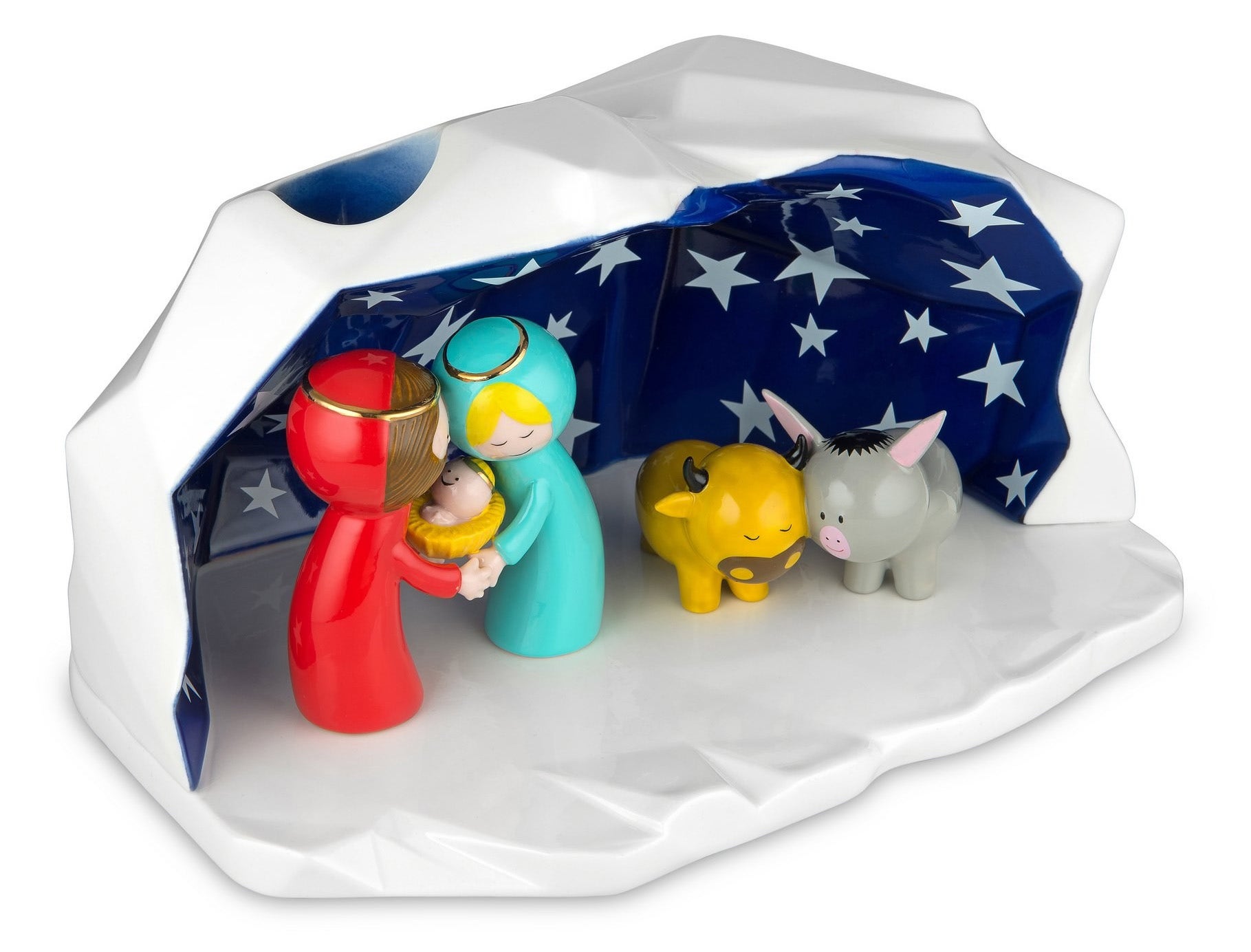 Alessi AGJ01 W Happy Eternity Baby Group Crib