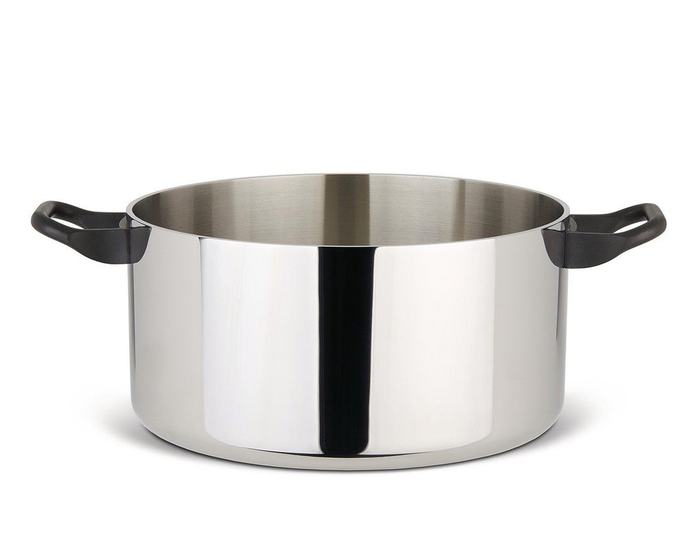 Alessi LA Cintura di Orione Fischtopf mit Rost aus Edelstahl 18/10 und Alessi LA Cintura di Orione Fischtopf mit Rost aus Edelstahl 18/10 und
