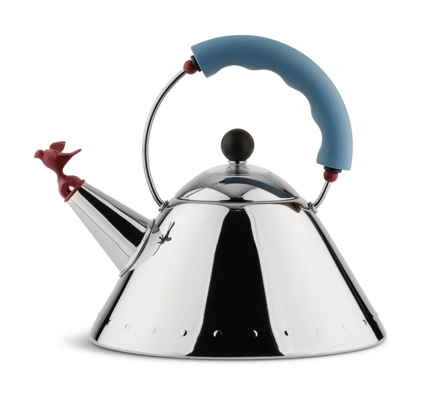 Alessi 9093 Michael Graves Kettle with Bird Whistle - 2 Liter
