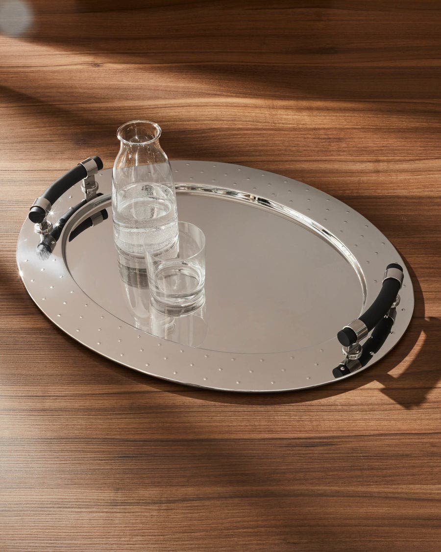 Alessi MG09 Michael Graves Oval Tray with Handles