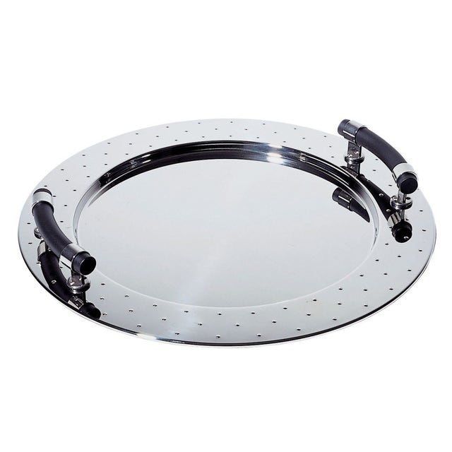 Alessi MGVASS Michael Graves Round Tray with Handles