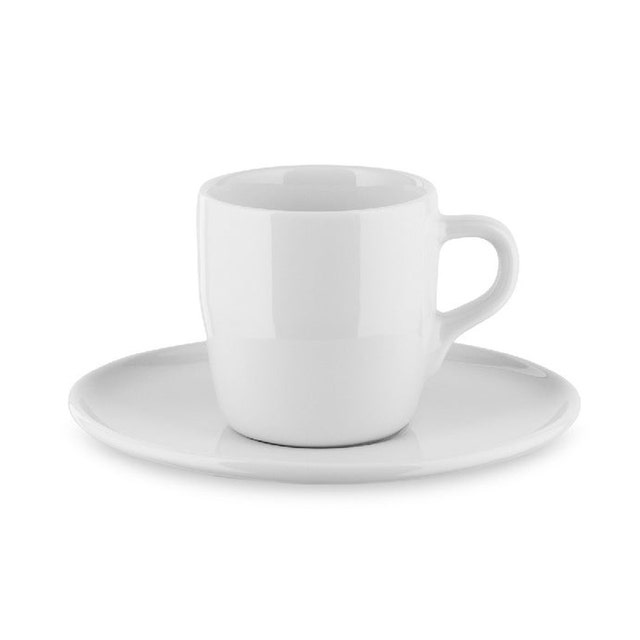 Alessi NF07/76S Itsumo Set of One Mocha Cup with Saucer (Priced Each, Sold in Sets of 4)