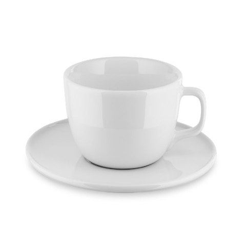 Alessi NF07/78S Itsumo Set of One Teacup with Saucer (Priced Each, Sold in Sets of 4)