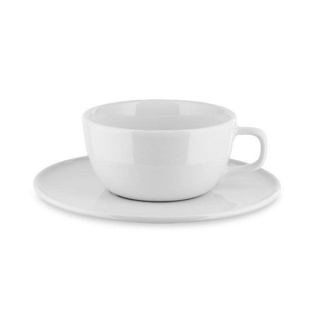 Alessi NF07/78S Itsumo Set of One Teacup with Saucer (Priced Each, Sold in Sets of 4)