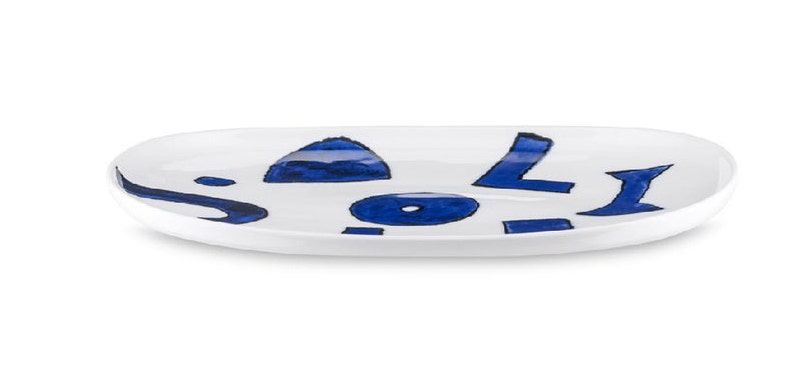 Alessi NF08/22 Itsumo Yunoki Ware Oval Serving Plate