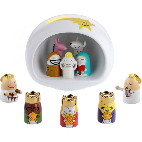 Alessi AMGI10SET Presepe Group Crib