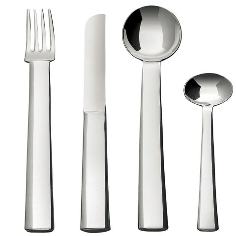 Alessi JH01S24 Rundes Modell 24 Piece Cutlery Set