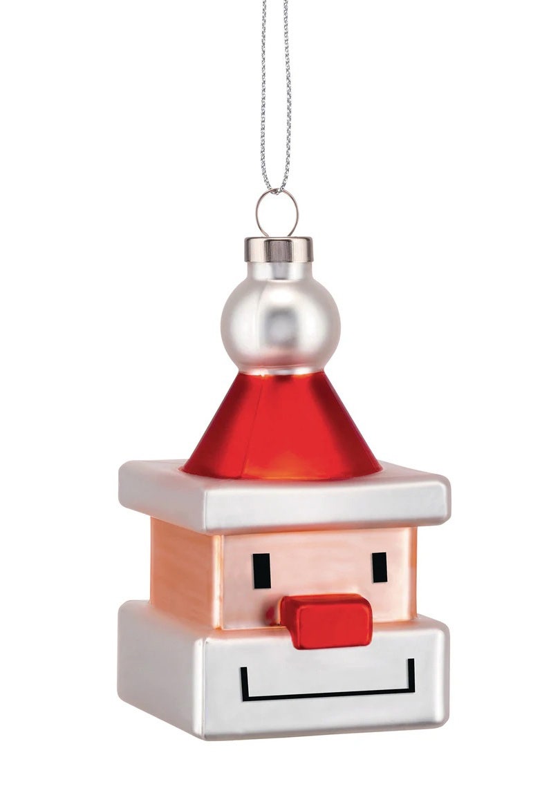 Alessi GJ02 1 Santa Cube Christmas Ornament
