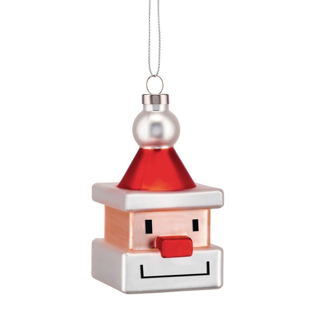 Alessi GJ02 1 Santa Cube Christmas Ornament