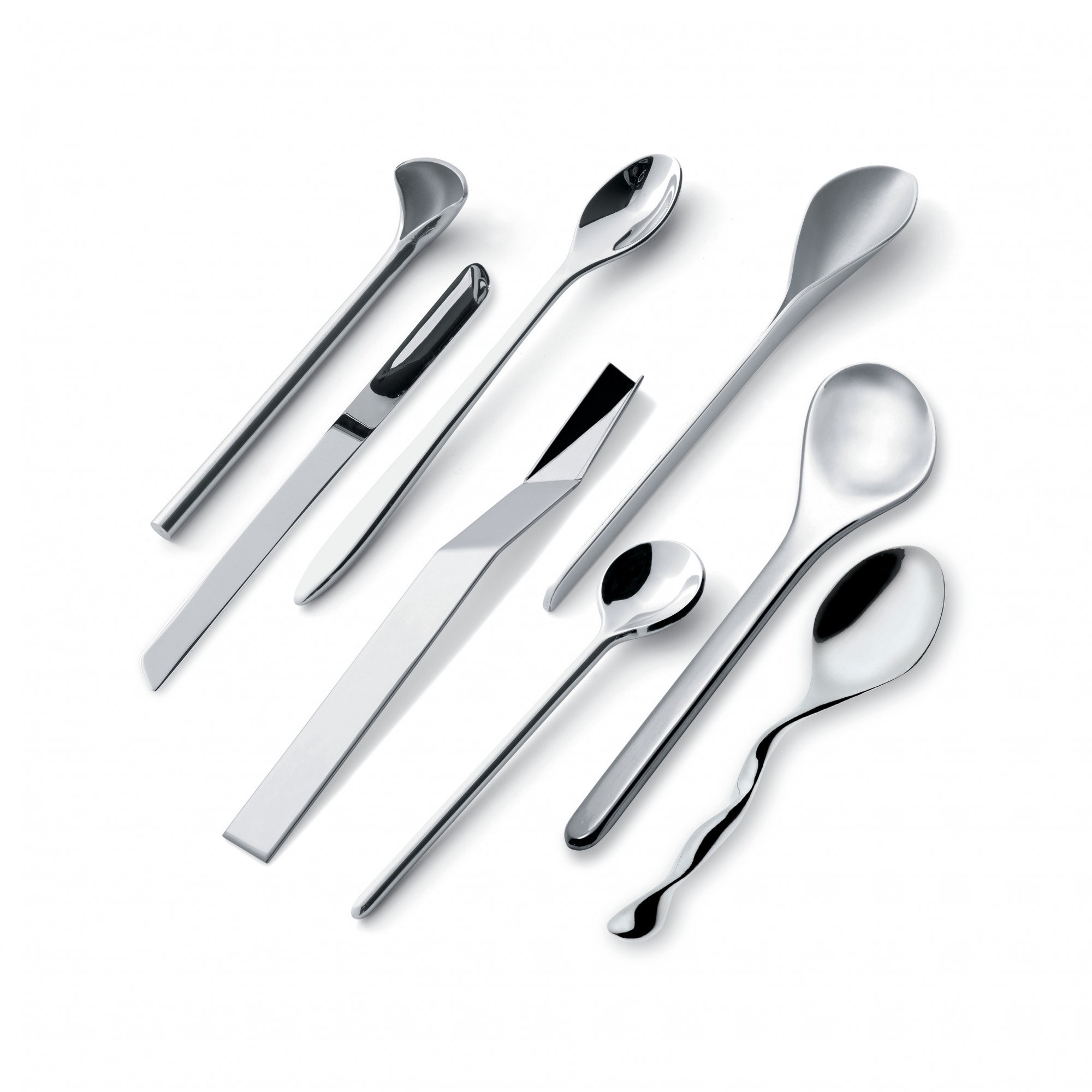Alessi MSPOONSET Coffee Spoons (Set of 8)