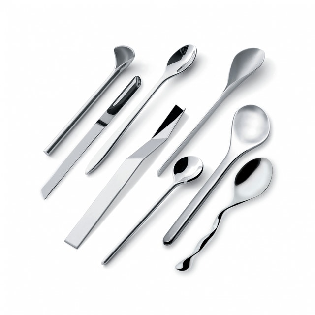 Alessi MSPOONSET Coffee Spoons (Set of 8)
