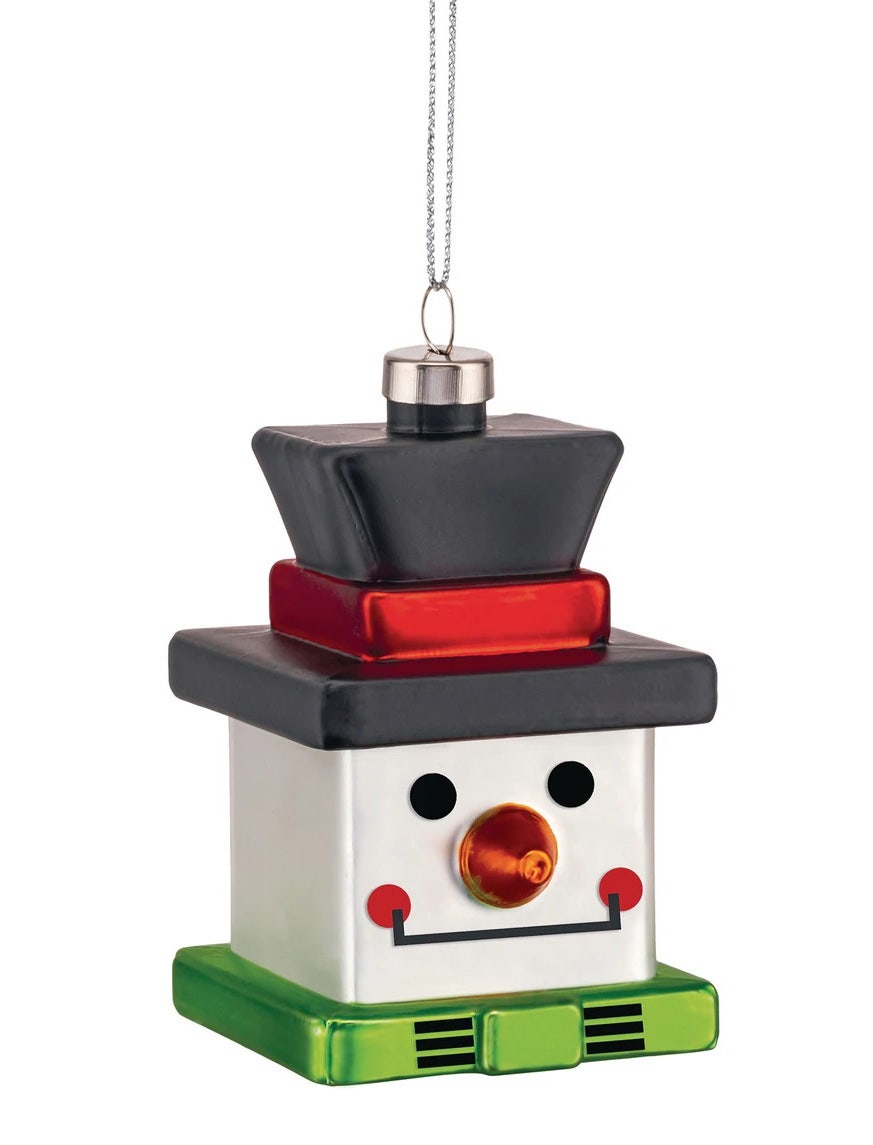 Alessi GJ02 3 Snow Cube Christmas Ornament