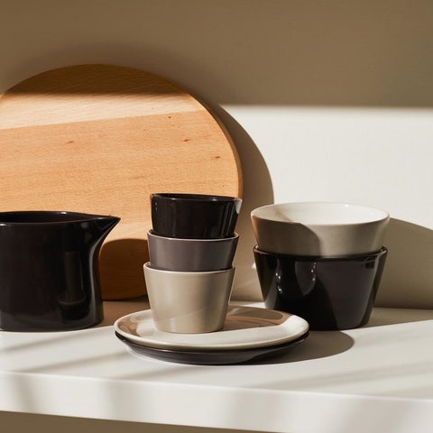 Alessi DC03/77 LG Tonale Saucer Mocha Cup (Priced Each, Sold in Sets of 4)