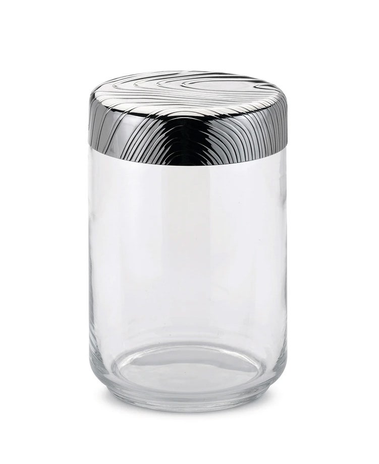Alessi PU05 Veneer Glass Jar with Hermetic Lid
