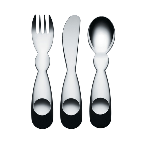Alessi AM41S3 Alessini Children Cutlery Set