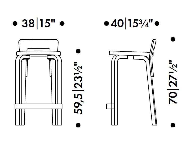 Artek High Chair K65