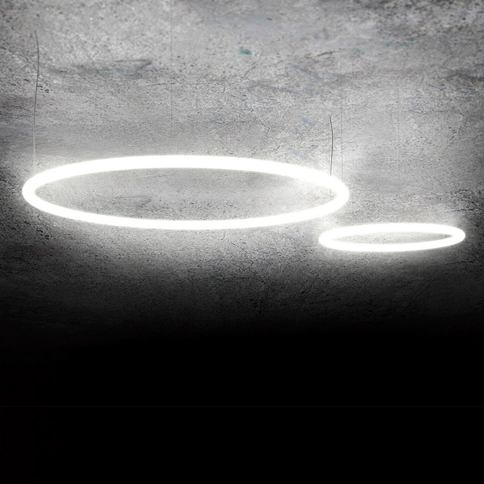 Artemide Alphabet Circular Suspension Lamp
