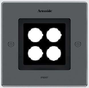 Artemide Ego 150 Downlight Square Recessed Ceiling Lamp