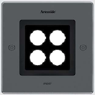 Artemide Ego 150 Downlight Square Recessed Ceiling Lamp