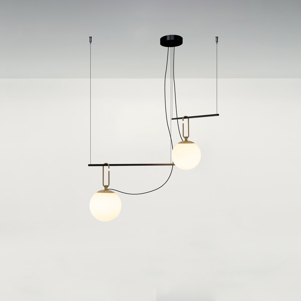 Artemide NH S3 Two Arms Suspension Lamp