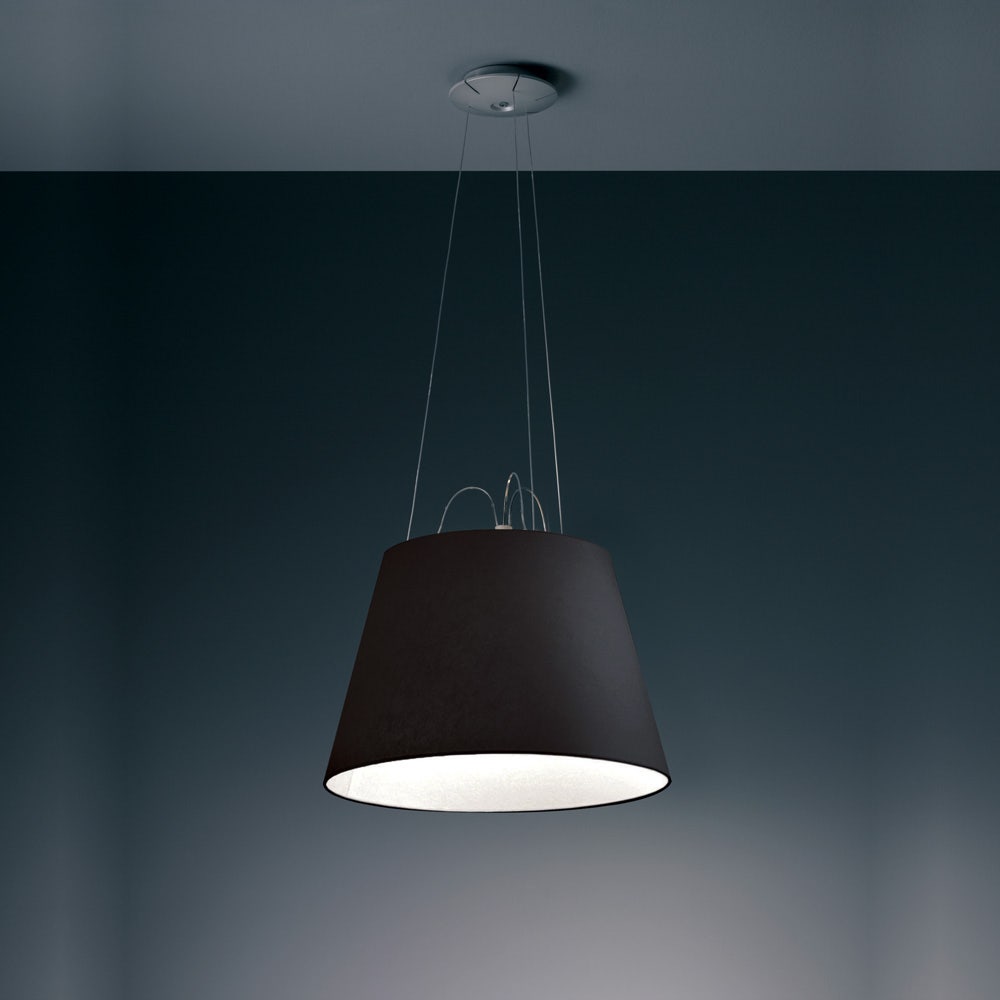 CLEARANCE Artemide Tolomeo Mega Suspension Lamp, BLACK