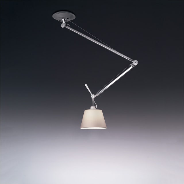 Artemide Tolomeo Off-Center with Shade Suspension Lamp