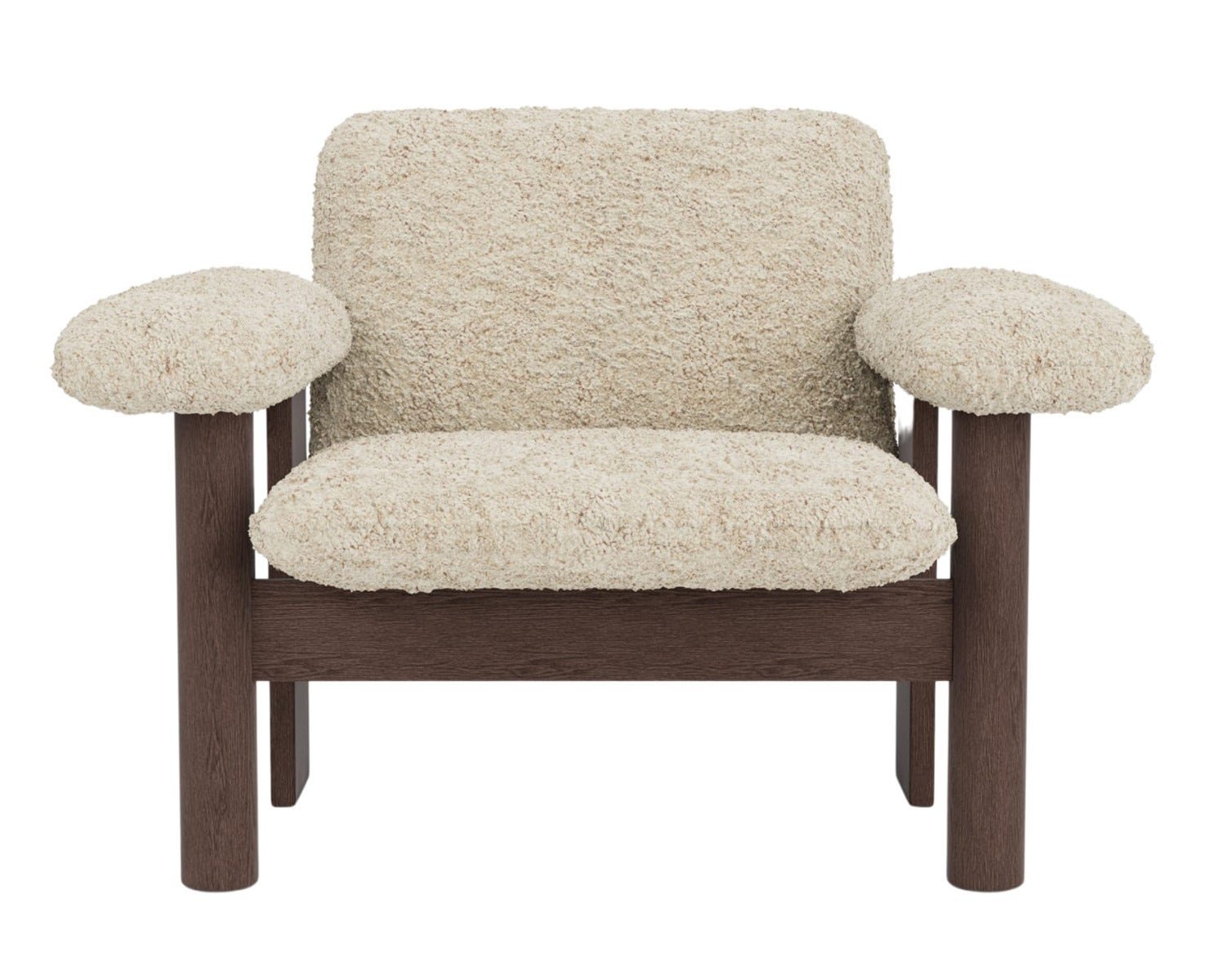 Audo Copenhagen Brasilia Low Back Lounge Chair - Sheepskin