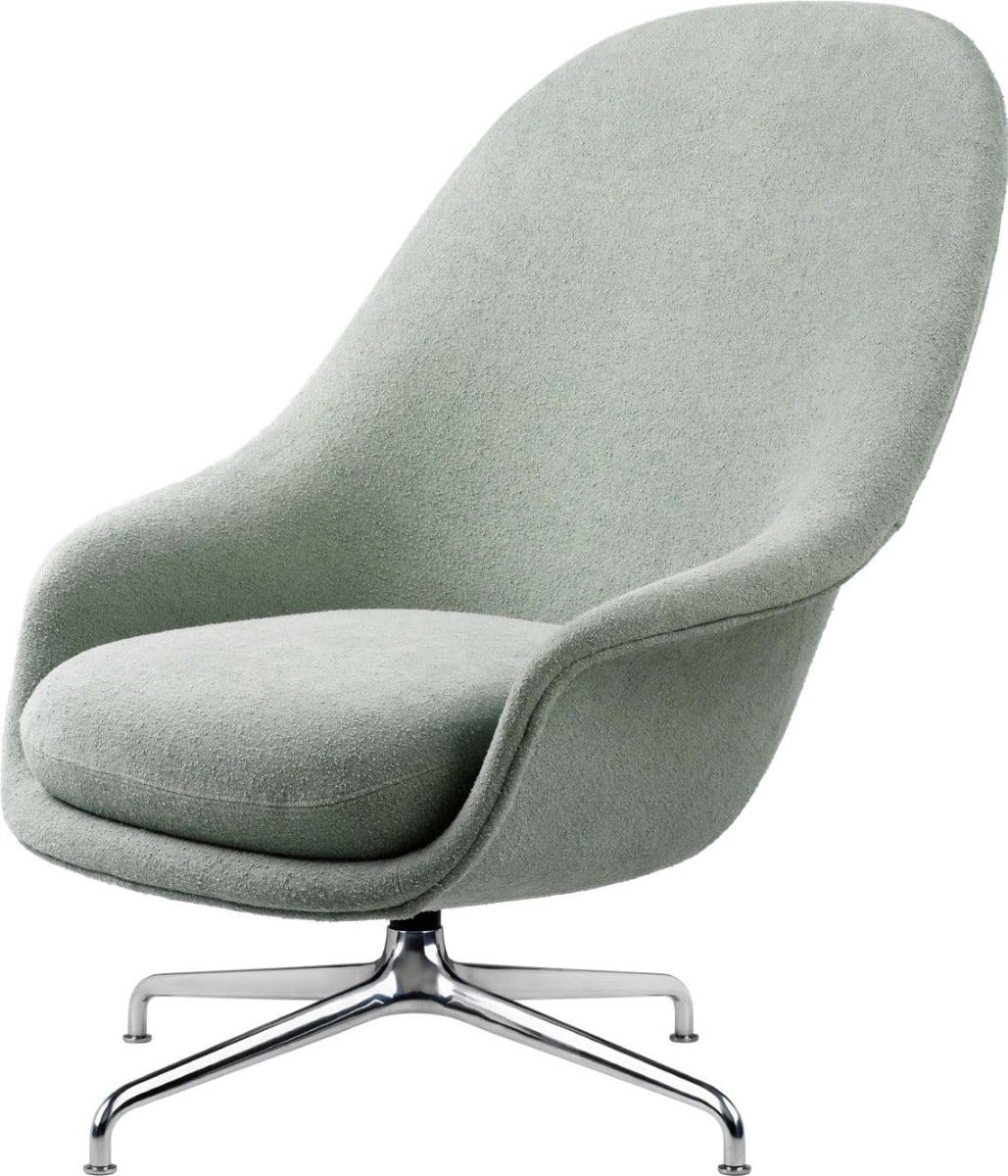 GUBI Bat 4-Star Base Lounge Chair - Fully Upholstered
