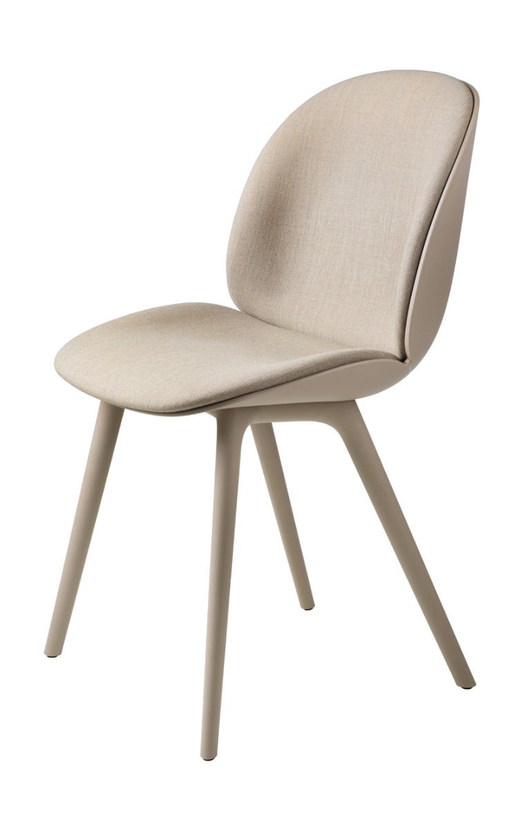 GUBI Beetle Plastic Base Dining Chair - Front Upholstered