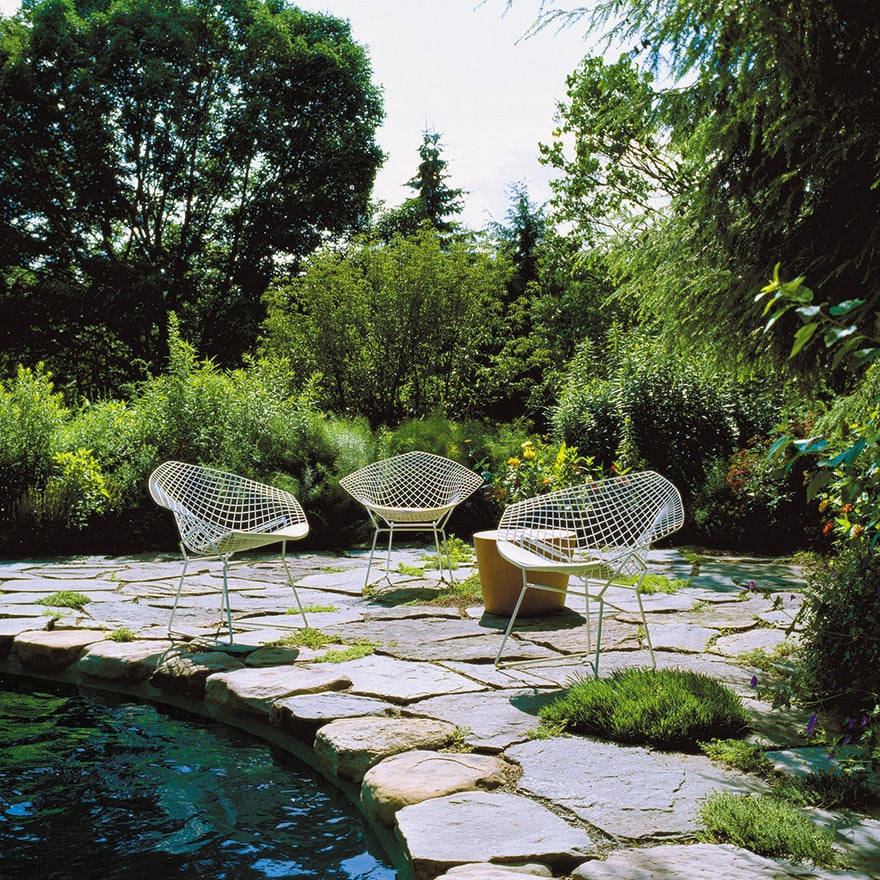 Knoll Harry Bertoia Diamond Lounge Chair, Outdoor
