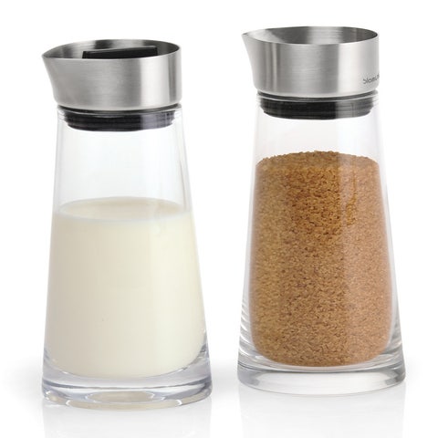 Blomus Macchiato Sugar and Creamer Glass Set
