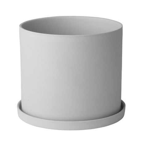 CLEARANCE Blomus Nona Herb Pot - Micro Chip (Light Grey)
