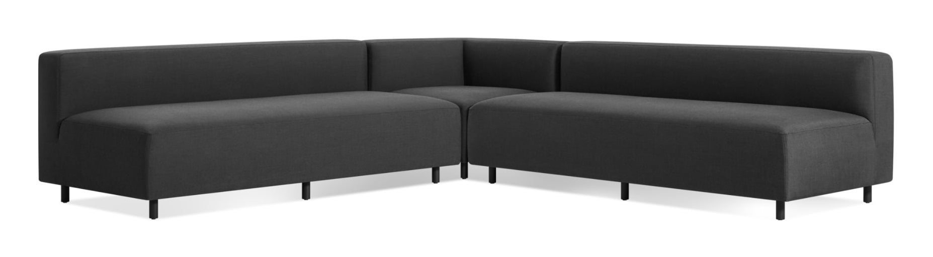 Blu Dot 9 Yard Outdoor Armless L Sectional Sofa