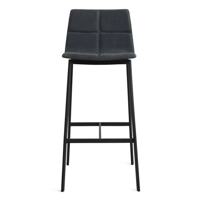 Blu Dot Between Us Leather Bar/Counter Stool