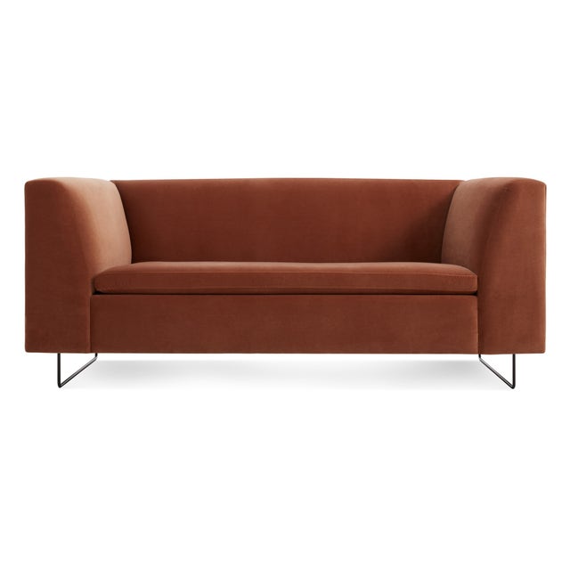 Blu Dot Bonnie 72 inch Velvet Sofa