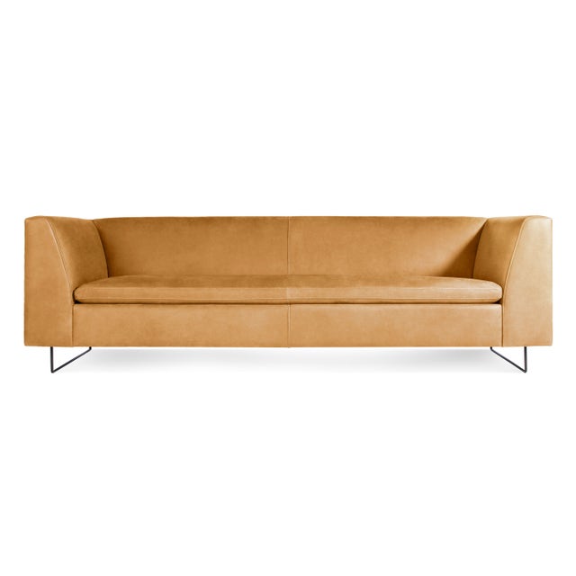 Blu Dot Bonnie 96 inch Leather Sofa