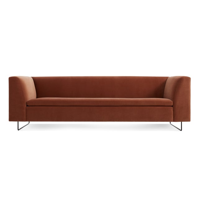 Blu Dot Bonnie 96 inch Velvet Sofa