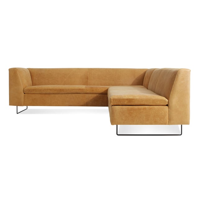 Blu Dot Bonnie & Clyde Leather Sectional Sofa