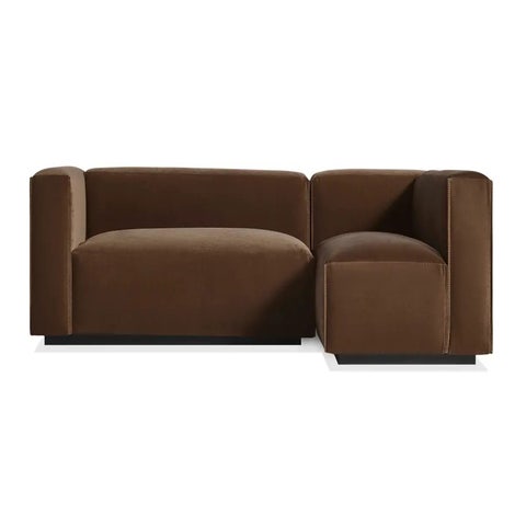 Blu Dot Cleon Velvet Sectional Sofa