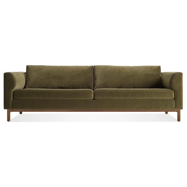 Blu Dot Guide 96 Inch Velvet Sofa