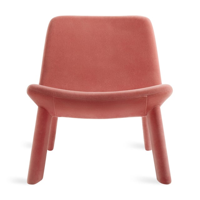 Blu Dot Neat Velvet Lounge Chair