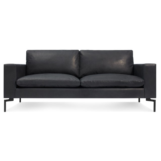 Blu Dot New Standard 78 inch Leather Sofa