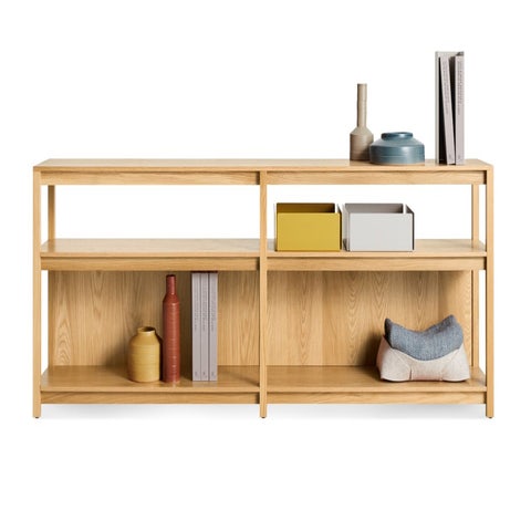 Blu Dot Open Plan Long and Low Bookcase