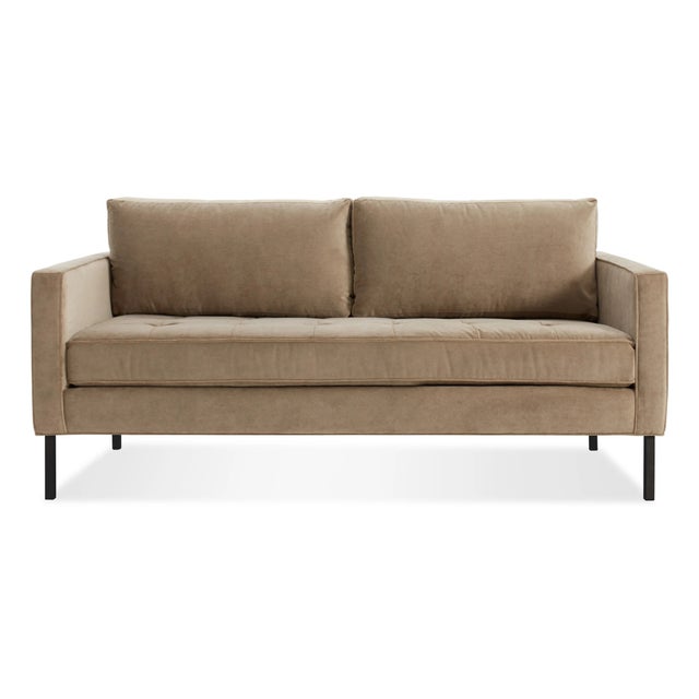 Blu Dot Paramount 66 Inch Velvet Sofa