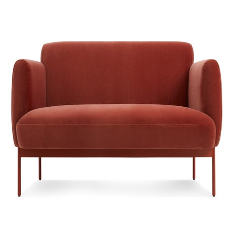 Blu Dot Puff Puff 67 Inch Velvet Sofa